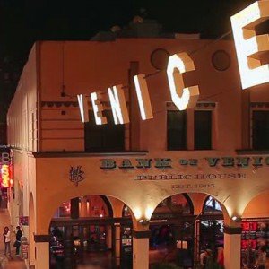 Venice hanging sign
