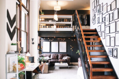 A luxurious house interior