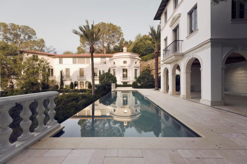 A large estate home in Bel Air